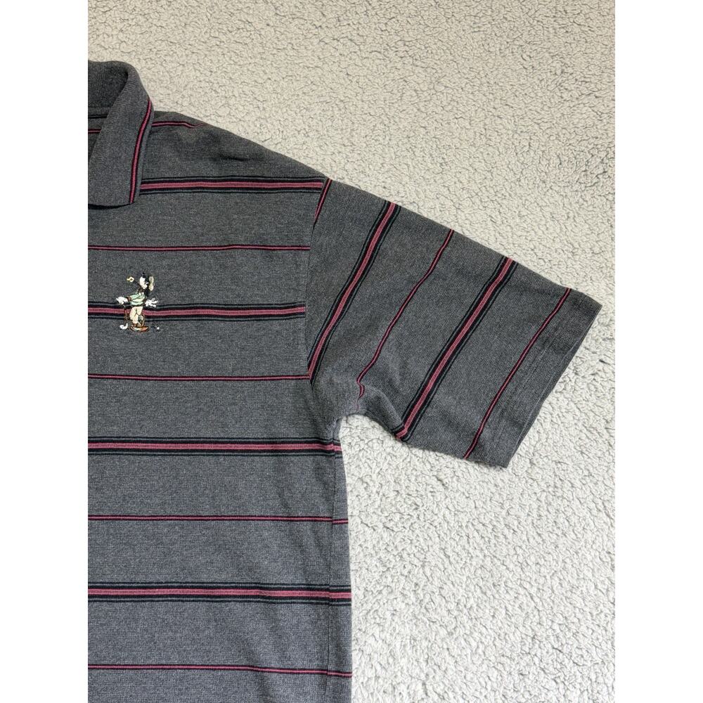 Disney Golf Collection Shirt Mens L Goofy Character Gray/Red Logo Embroidery - Picture 5 of 12